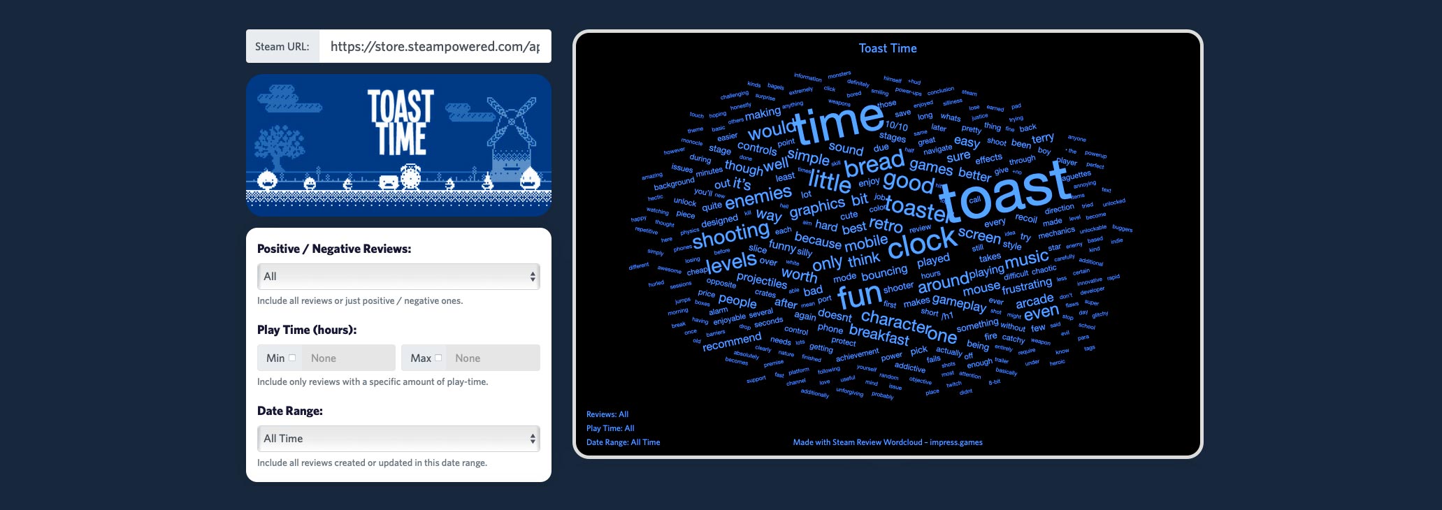 Steam Review Wordcloud